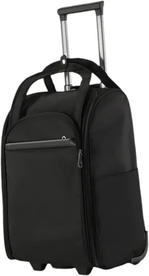 Rolling Duffel Bag with Wheels Multifunctional Suitcase for Sports Beach, Black