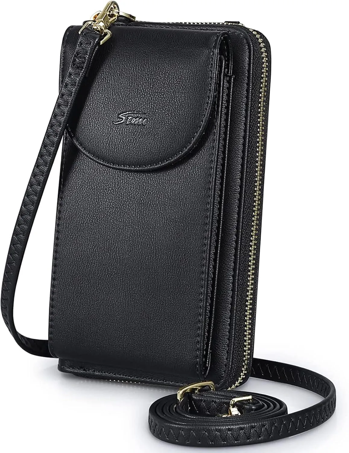 S-ZONE Small Crossbody Bags for Women Cell Phone Purse RFID Blocking Wallet Purses with Credit Card Slots