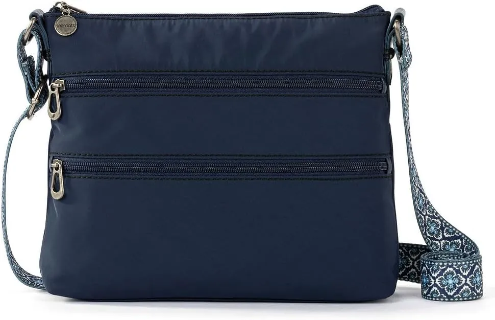 Sakroots Artist Circle Basic Crossbody in Eco Twill, Adjustable Crossbody Strap
