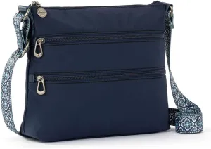 Sakroots Artist Circle Basic Crossbody in Eco Twill, Adjustable Crossbody Strap