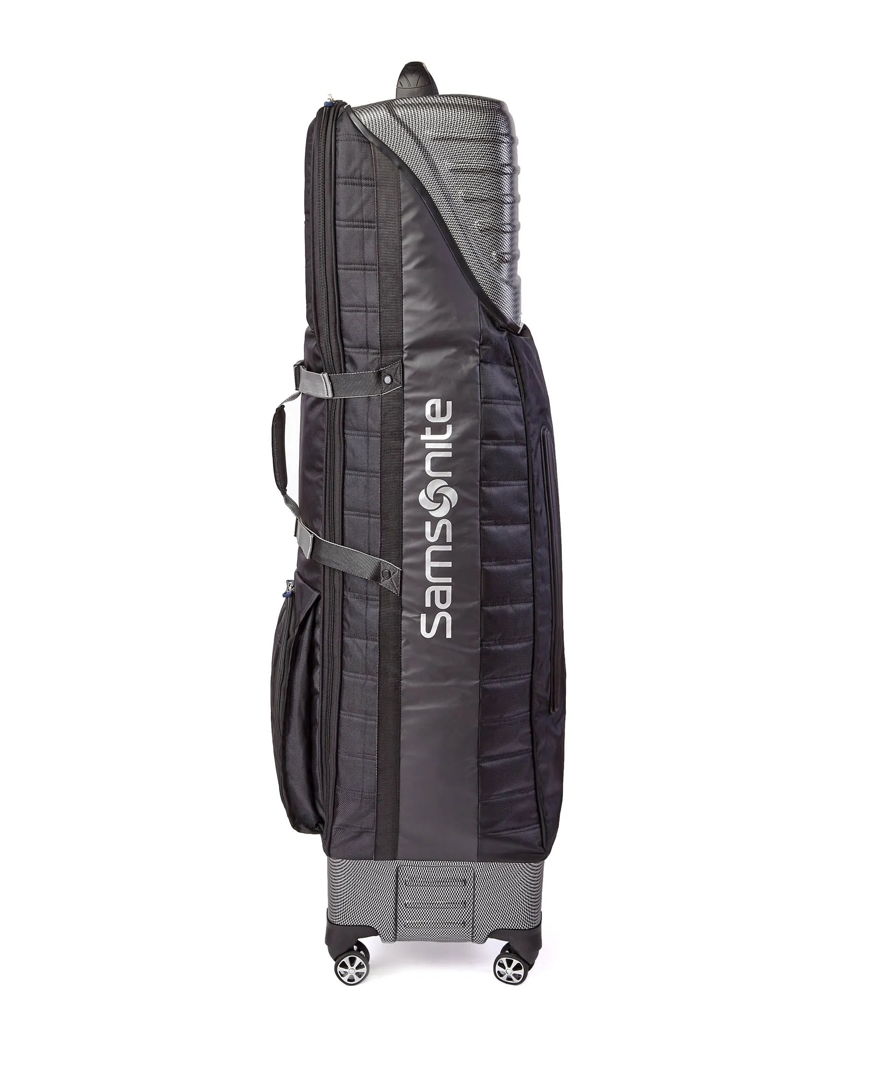 Samsonite "The Protector Hardside and Softside Golf Travel Bag with Shark Wheels