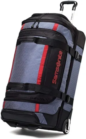 Samsonite Ripstop Wheeled Rolling Duffel Bag, Blue, 35-Inch
