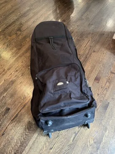 Samsonite Sport Black Large Wheeled Padded Golf Travel Bag