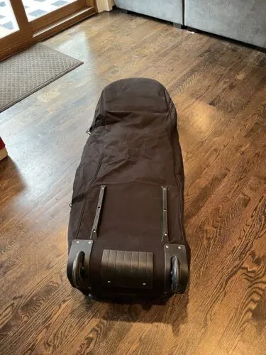 Samsonite Sport Black Large Wheeled Padded Golf Travel Bag