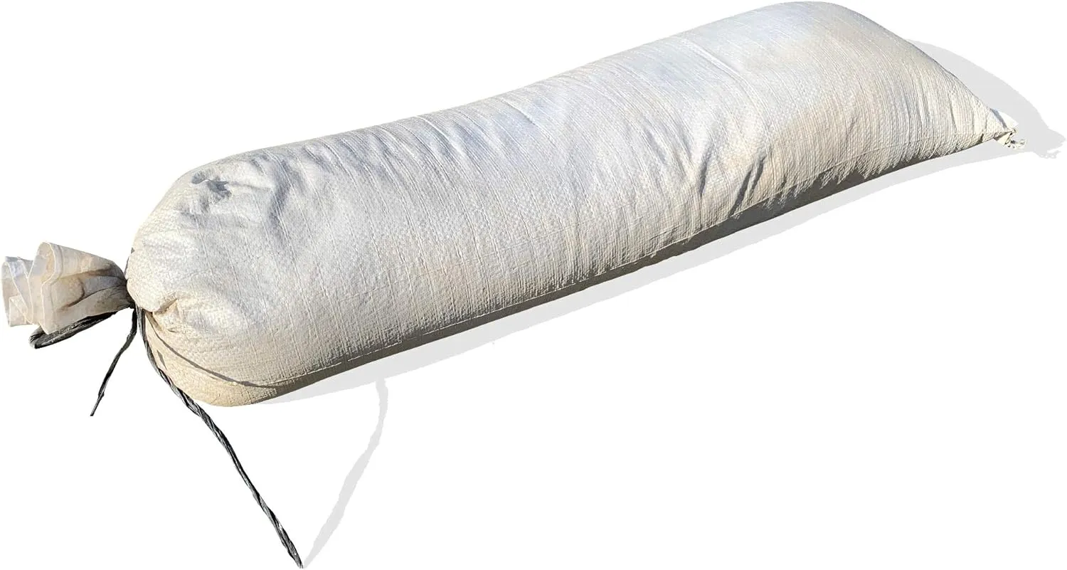 Sandbaggy 38 Inch by 12 Inch Empty Tube Sandbags - Sand Bag Water Barrier - For Re-Directing Water in Flood/Erosion Issues - Sand Not Included (10 Bags)