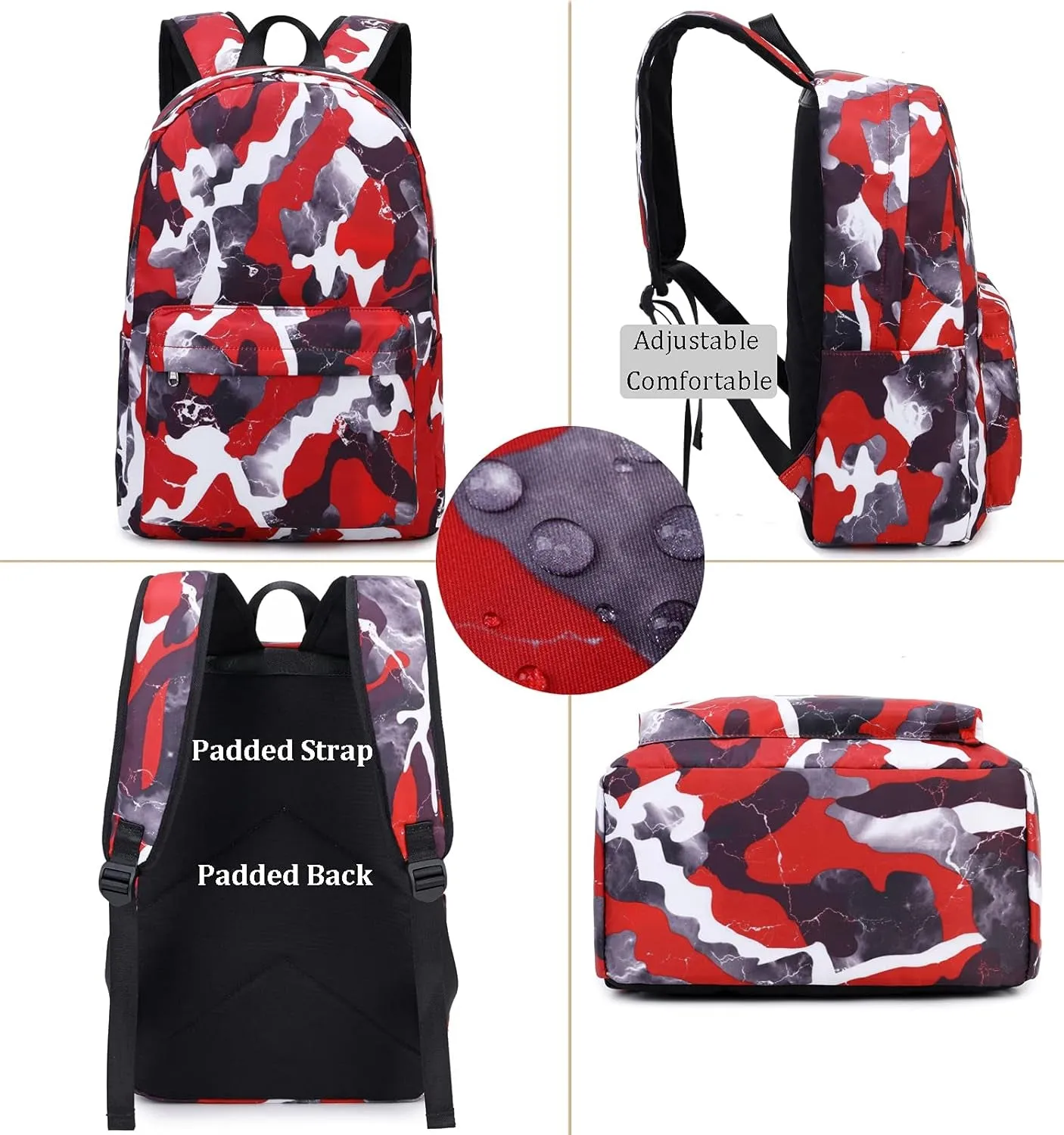 School Backpack Set and School Boys - for Sophisticated Camouflage Cutting-edge features Middle and Girls Elementary Ideal for