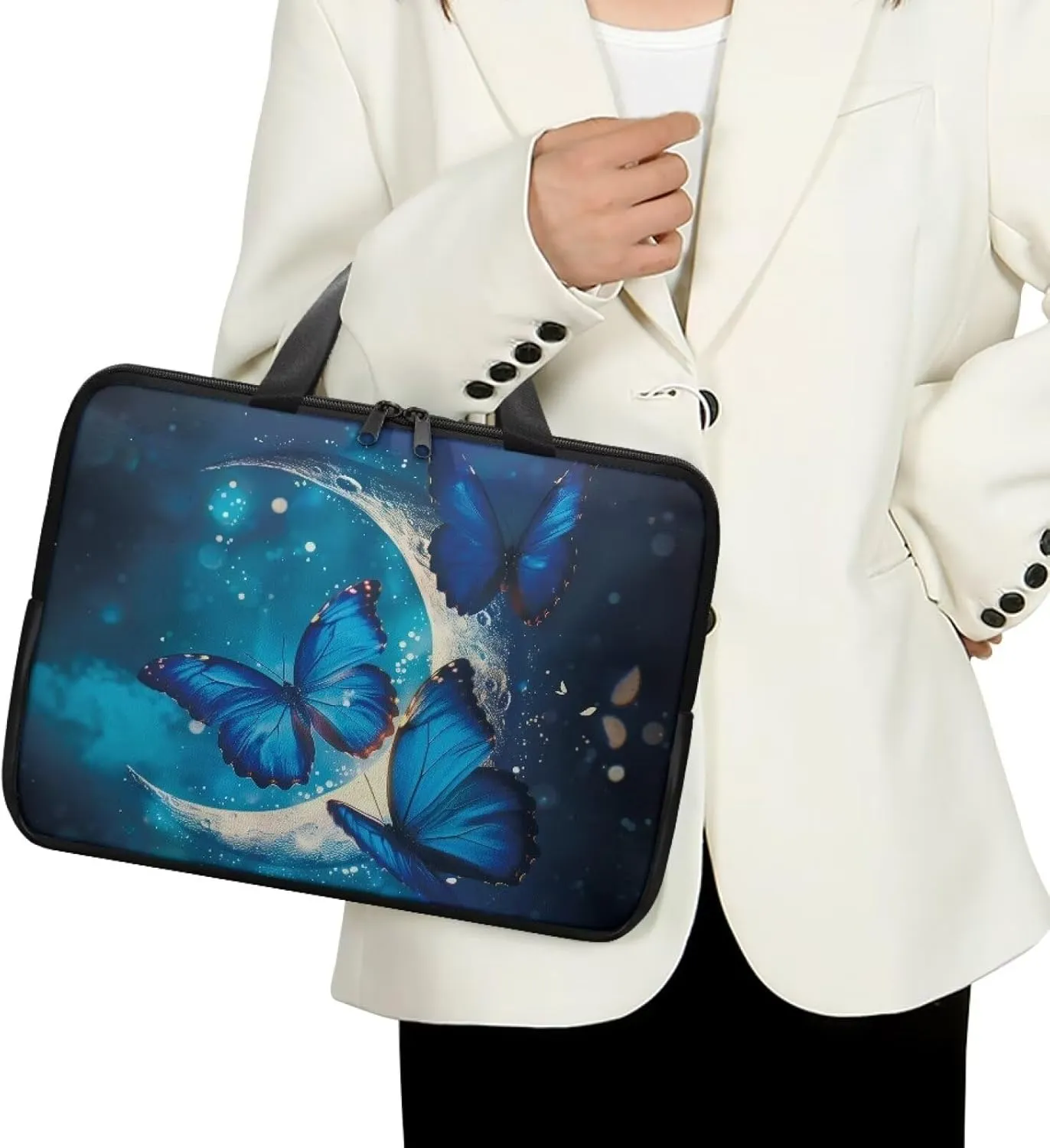 SEANATIVE Leather Briefcase 10 Inch Laptop Shoulder Bags Best Office Briefcase Satchel Bag Water-Repellent Computer Tote Bag
