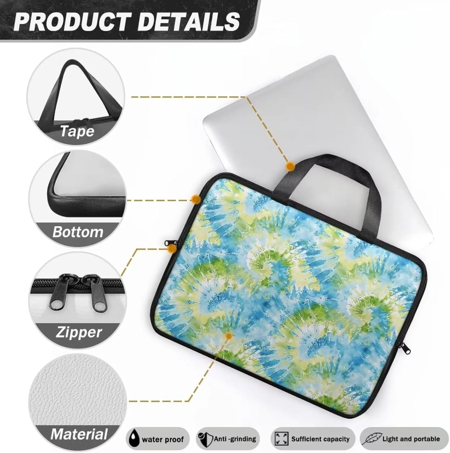 SEANATIVE Leather Briefcase 10 Inch Laptop Shoulder Bags Best Office Briefcase Satchel Bag Water-Repellent Computer Tote Bag