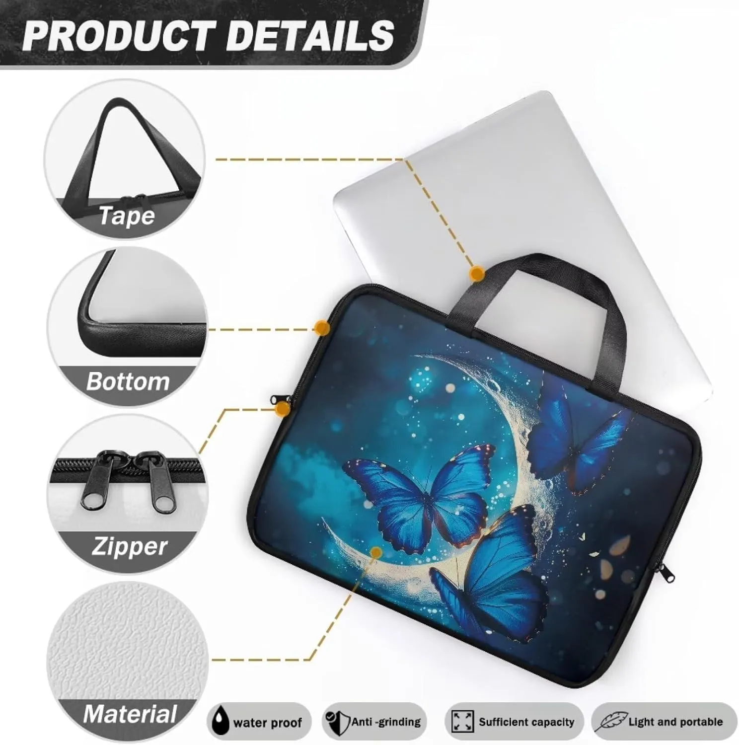 SEANATIVE Leather Briefcase 10 Inch Laptop Shoulder Bags Best Office Briefcase Satchel Bag Water-Repellent Computer Tote Bag