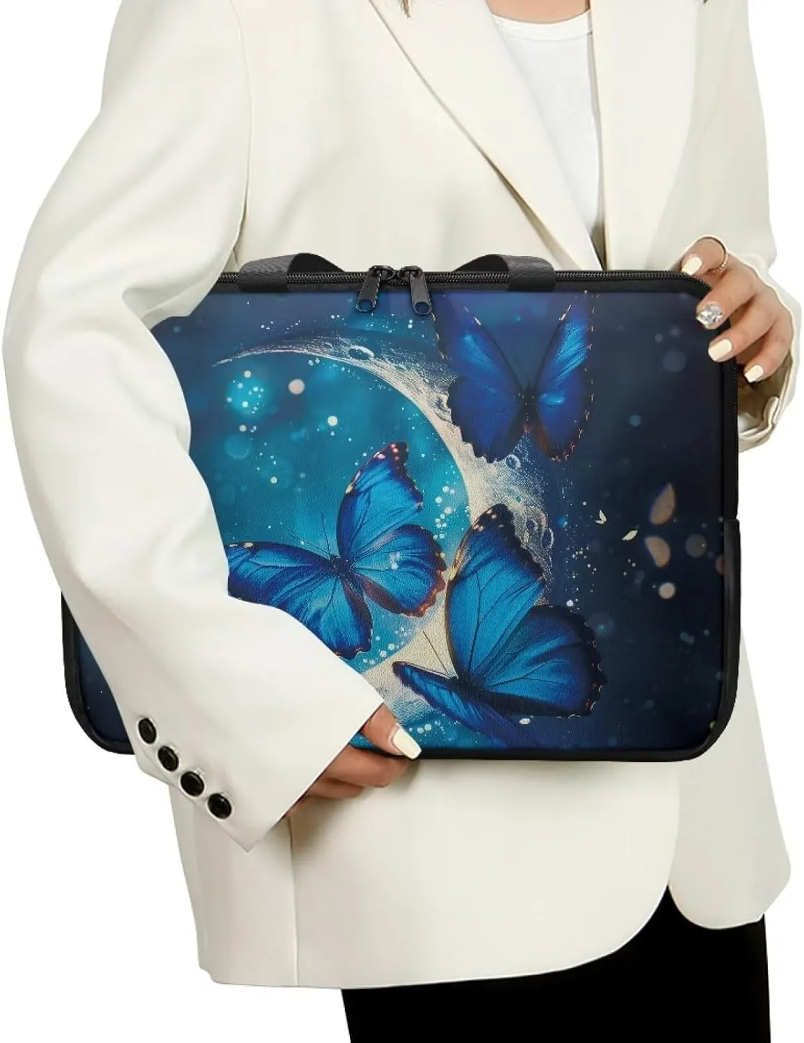 SEANATIVE Leather Briefcase 10 Inch Laptop Shoulder Bags Best Office Briefcase Satchel Bag Water-Repellent Computer Tote Bag