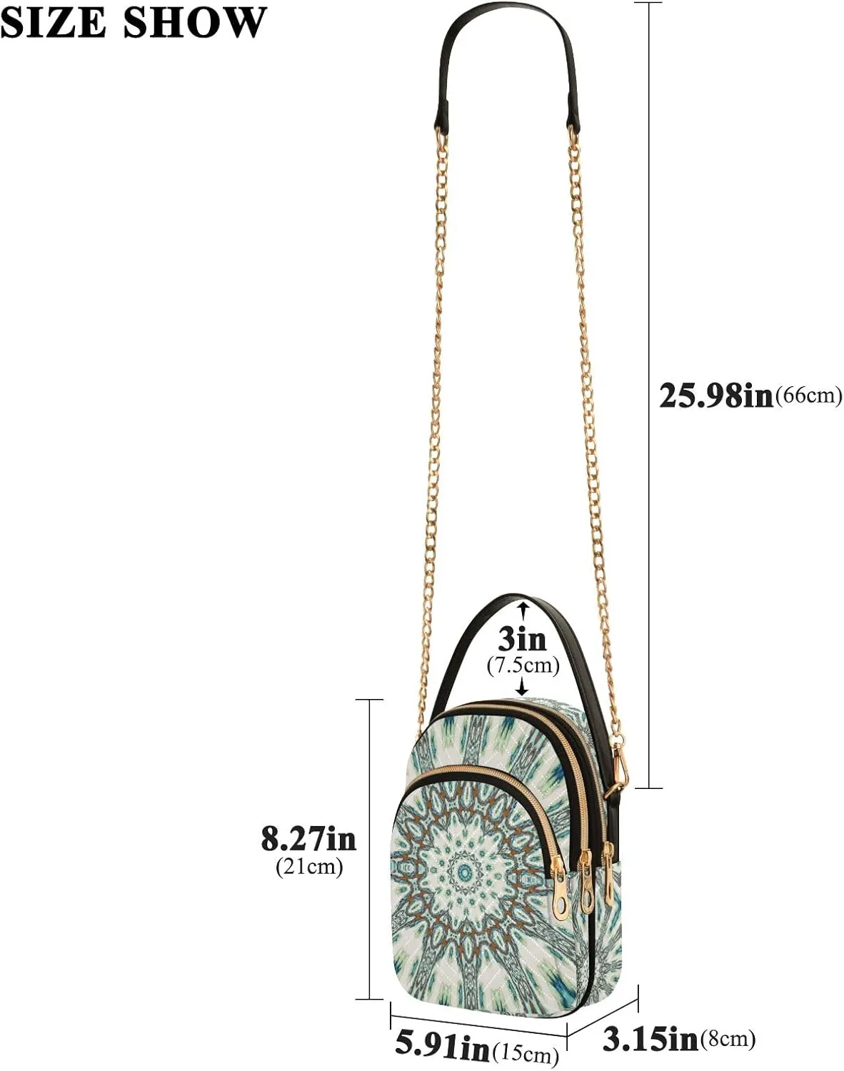 senya Pink Black Leopard Crossbody Handbags for Women Casual Leather Shoulder Phone Purse