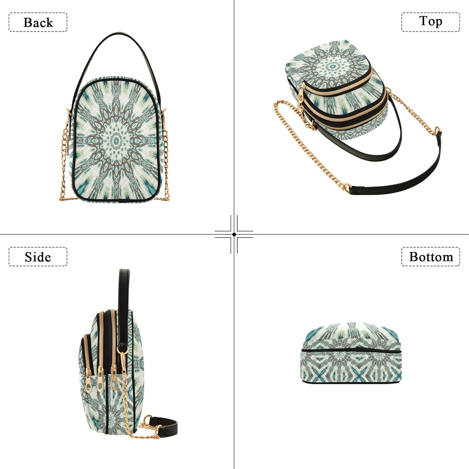 senya Pink Black Leopard Crossbody Handbags for Women Casual Leather Shoulder Phone Purse