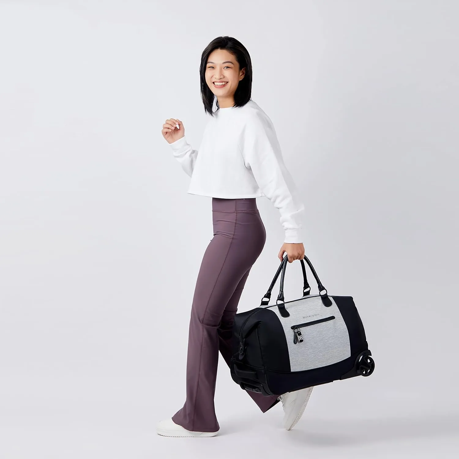 Sherpani Trip, 2 Wheeled Rolling Duffel Bag, Travel Duffel Bags, Duffle Bag, Carry On Luggage for Women