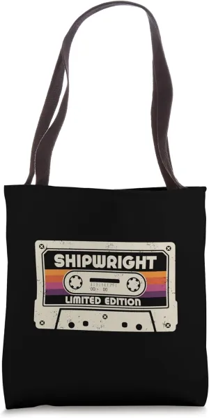 SHIPWRIGHT Job Title, Vintage Career Tote Bag