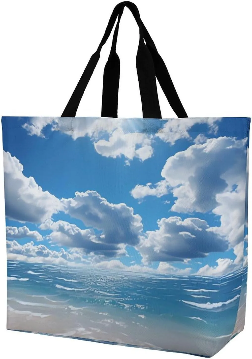 Shopping Bag for Women, Various Fruits Tote Bag, Large Capacity Shoulder Bags for Groceries Travel