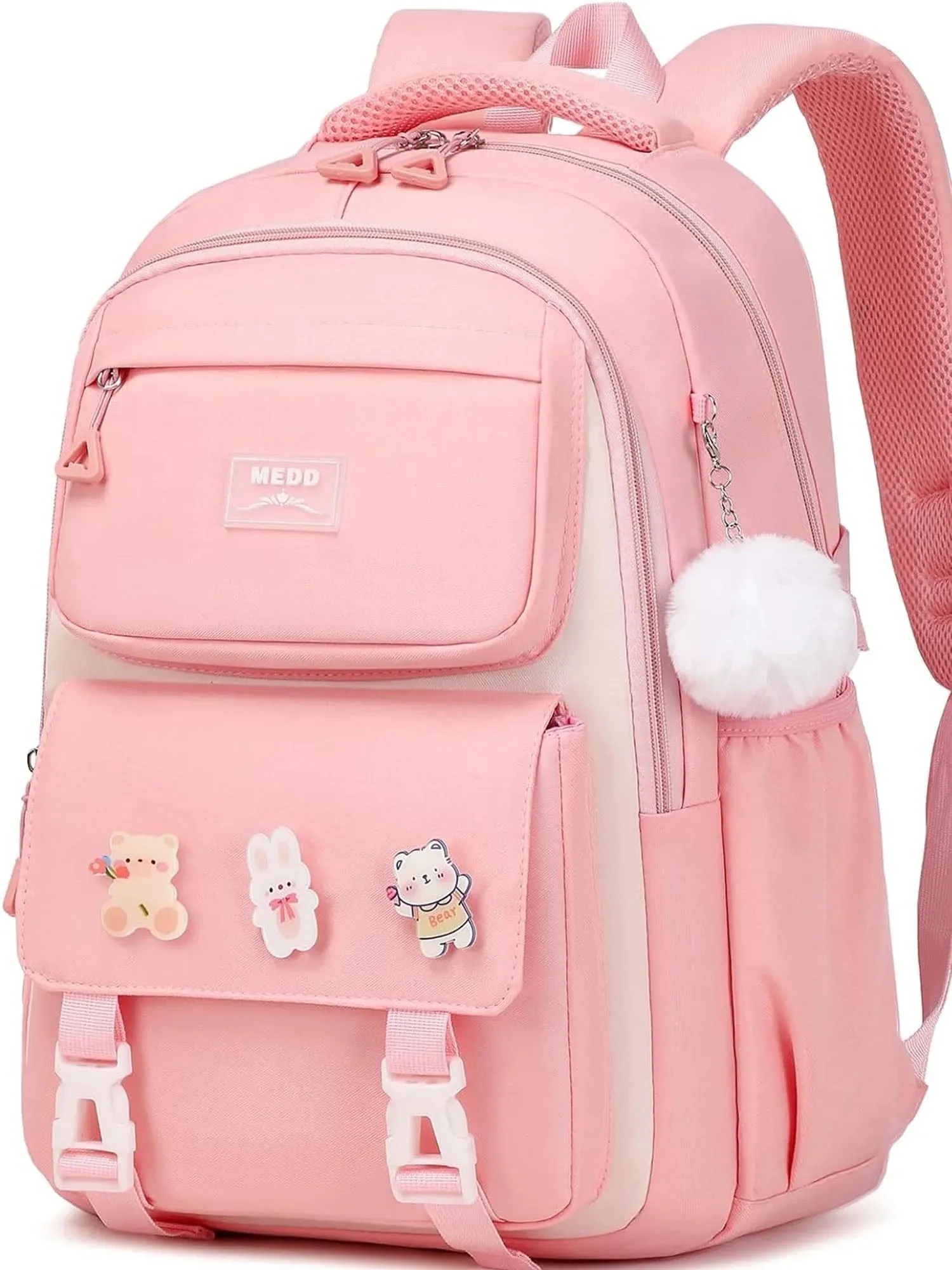 Simple with Case,Lightweight Girls,Fashion Laptop Kids School Backpack Set School Teens Streamlined Pencil for Bookbags for Bags Women,Pink