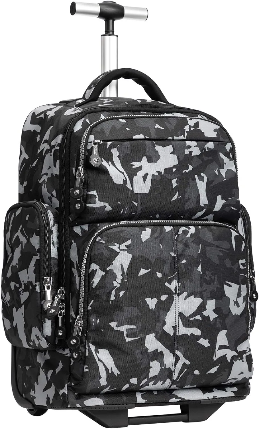 SKYMOVE 20 inches Big Storage Multifunction Travel Wheeled Rolling Backpack Luggage Books Laptop Bag, Blue