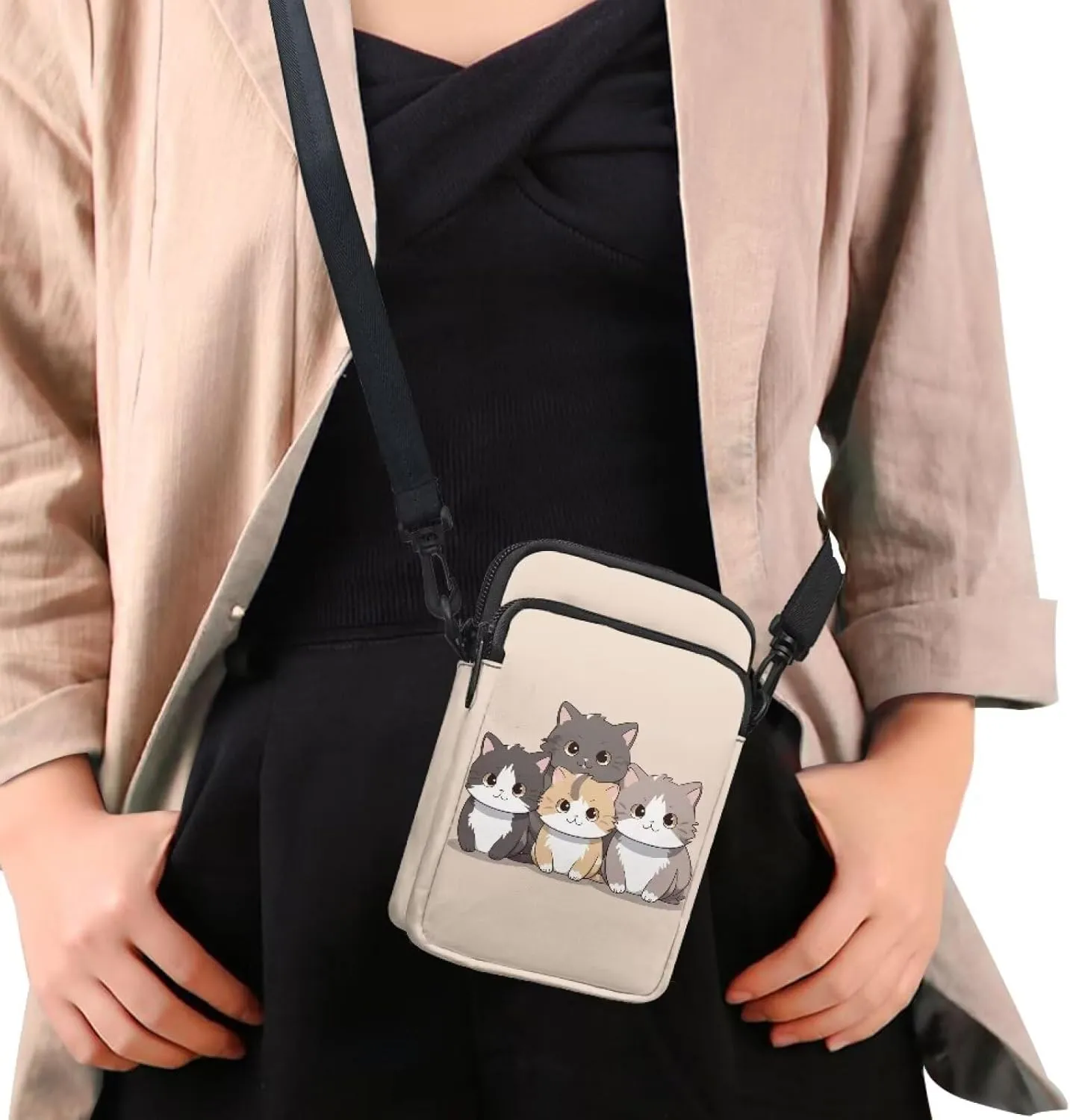 Small Crossbody Purse for Adults Kids Sling Flight Bag
