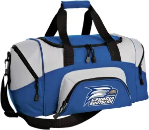 SMALL Georgia Southern Travel Duffle Bag GS Eagles Logo Gift Gym Duffel Workout Bag
