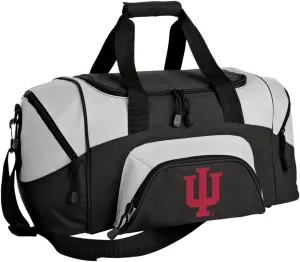 SMALL IU Duffel Bag Indiana University Gym Bags or Suitcase