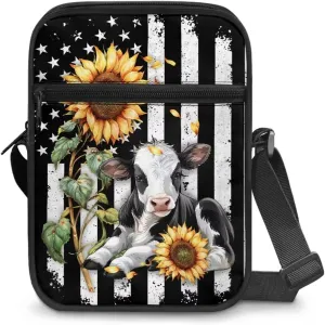 Small Messenger Bag for Women Crossbody Shoulder Satchel Travel Cross Body Purse Cellphone Wallet