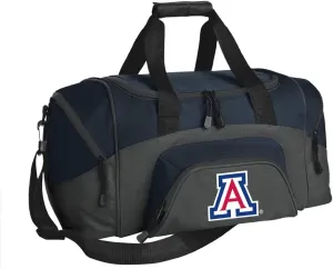 SMALL University of Arizona Duffle Gym Bag Arizona Wildcats Carryon Travel Duffel Bag