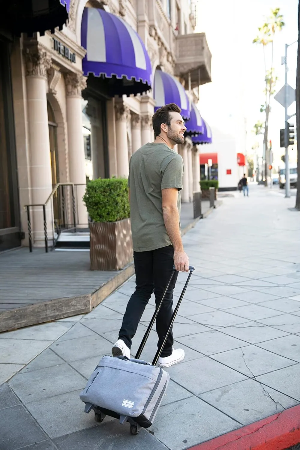 Solo New York Underseat Rolling Catalog Case - Roller Laptop Bag with Wheels, Wheeled Briefcase for Women & Men, Carry On Size for Travel, Fits 15.6" Computer - Re:Start, Gray