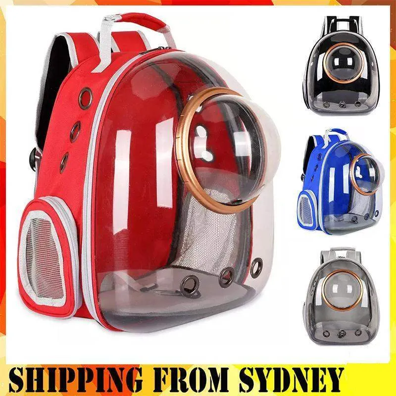 Space Capsule Pet Backpack Carrier Stylish Cat Carrier Backpack