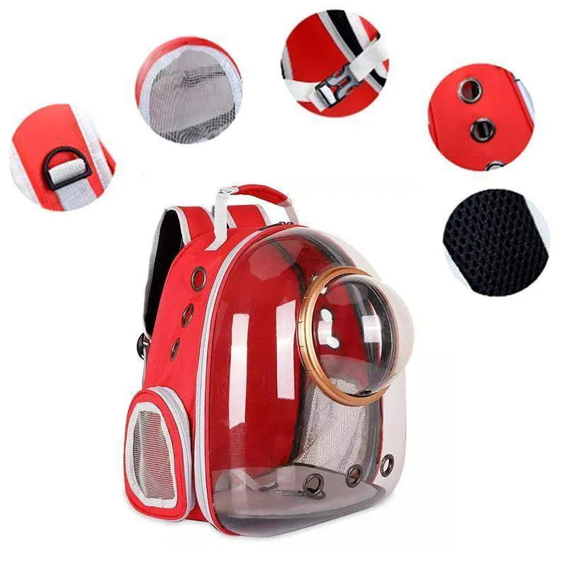 Space Capsule Pet Backpack Carrier Stylish Cat Carrier Backpack