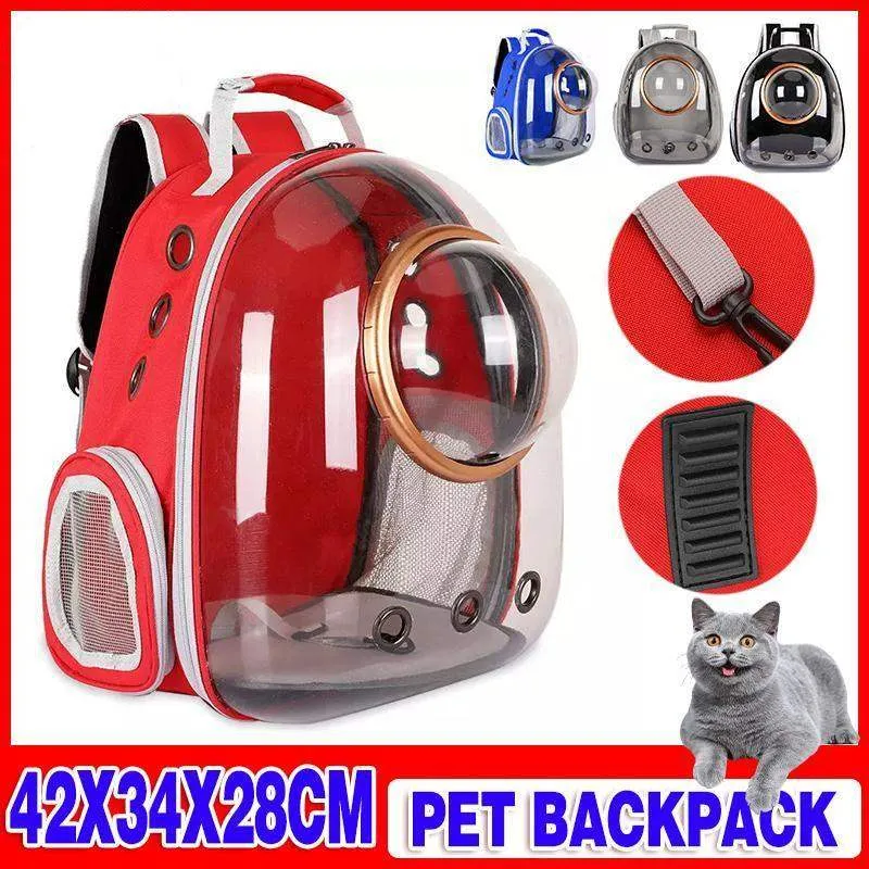 Space Capsule Pet Backpack Carrier Stylish Cat Carrier Backpack