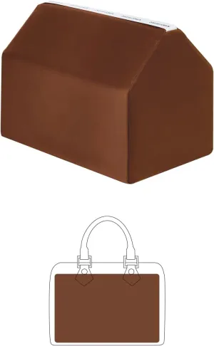 Speedy 25 Bag Pillow, Purse Shaper Insert Compatible with LV Speedy Bag, Handbag Filler with Soft Silk Surface and Memory Foam Inner without Overfull, Moisture-Proof (Gold, Speedy25)