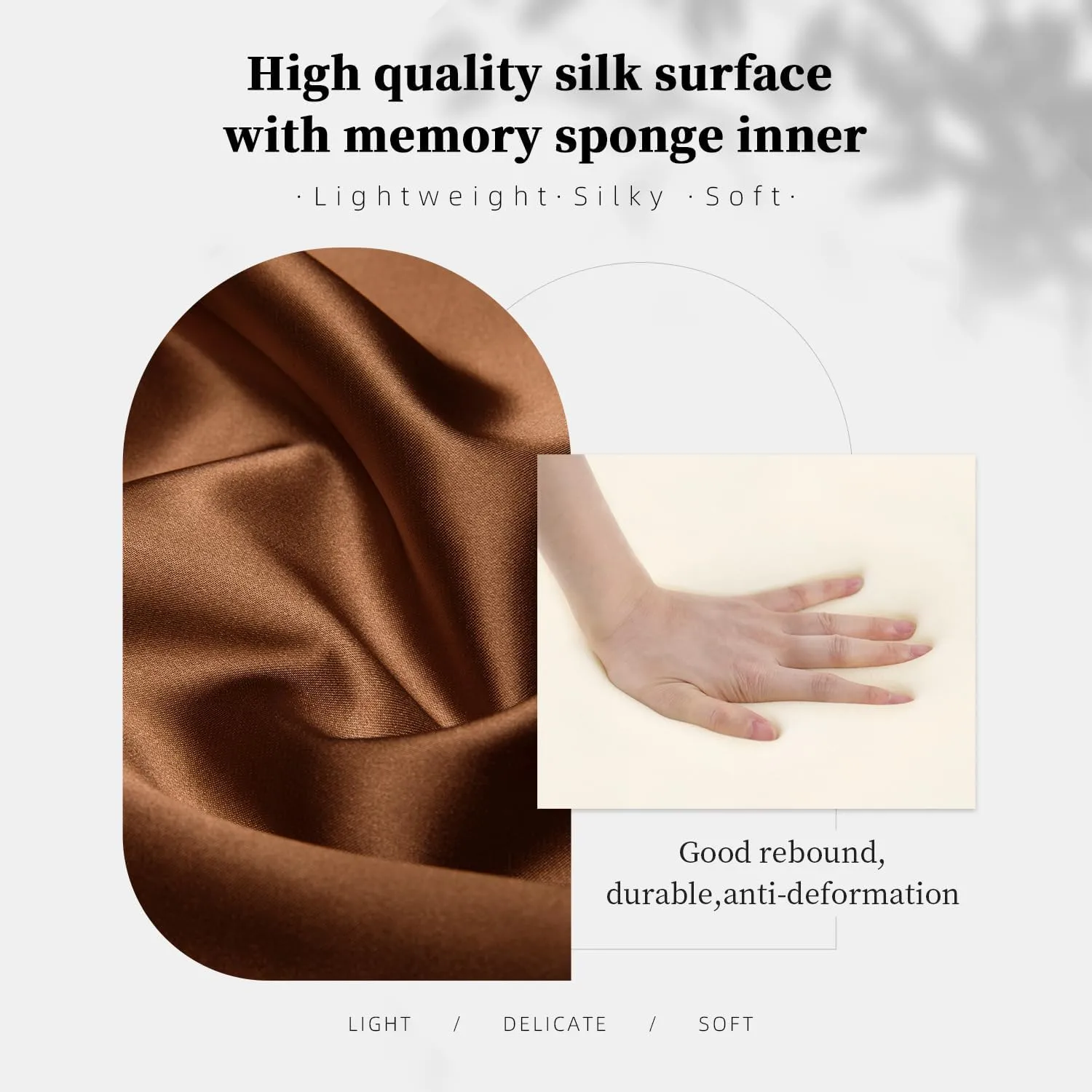 Speedy 25 Bag Pillow, Purse Shaper Insert Compatible with LV Speedy Bag, Handbag Filler with Soft Silk Surface and Memory Foam Inner without Overfull, Moisture-Proof (Gold, Speedy25)