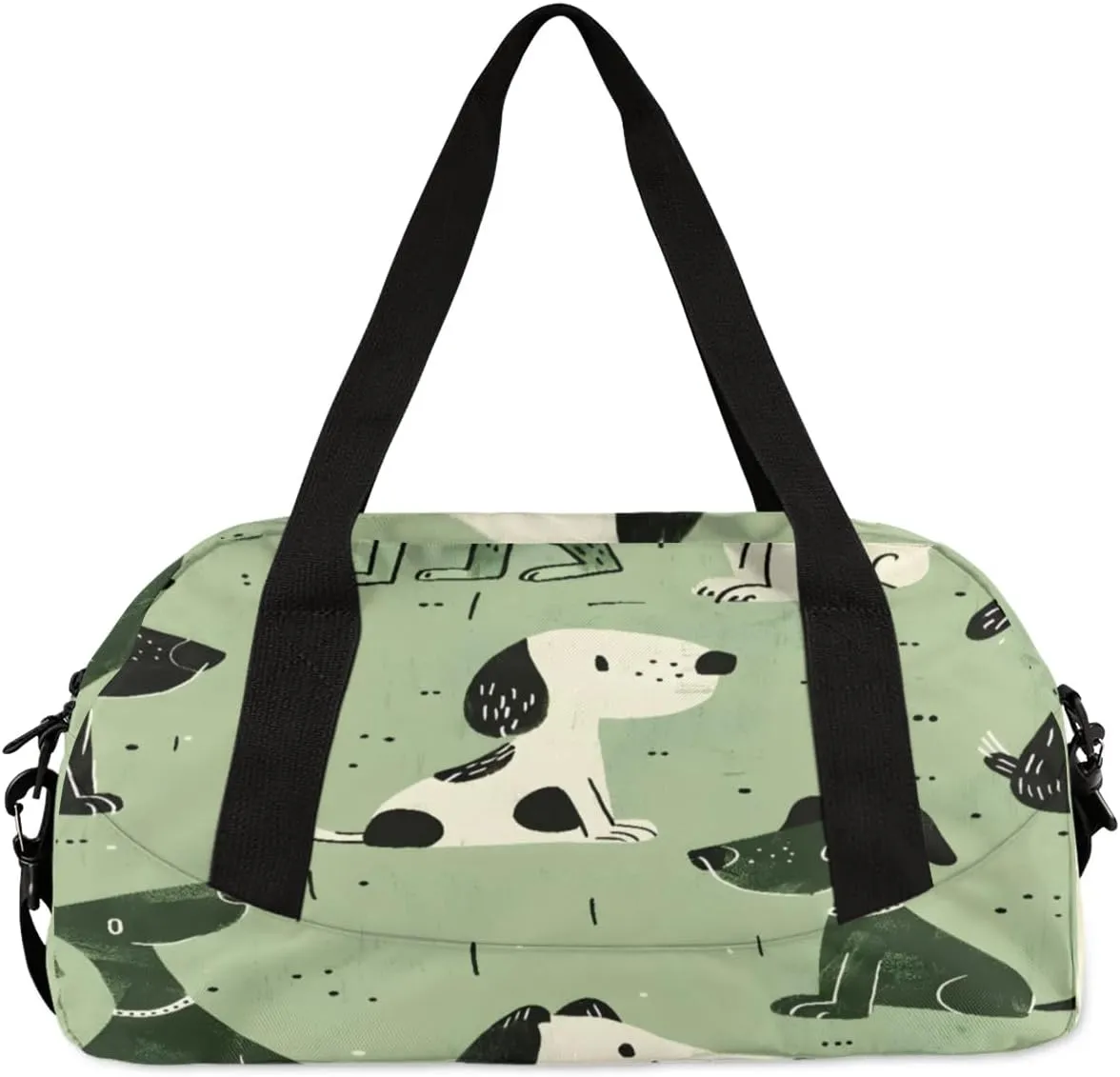 Sport Duffel Bag Cartoon Dogs Kids Gym Bag Weekender Overnight Bags for Boys Girls Teens Carry On Workout Travel Bag