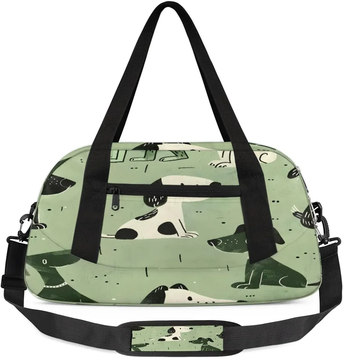 Sport Duffel Bag Cartoon Dogs Kids Gym Bag Weekender Overnight Bags for Boys Girls Teens Carry On Workout Travel Bag