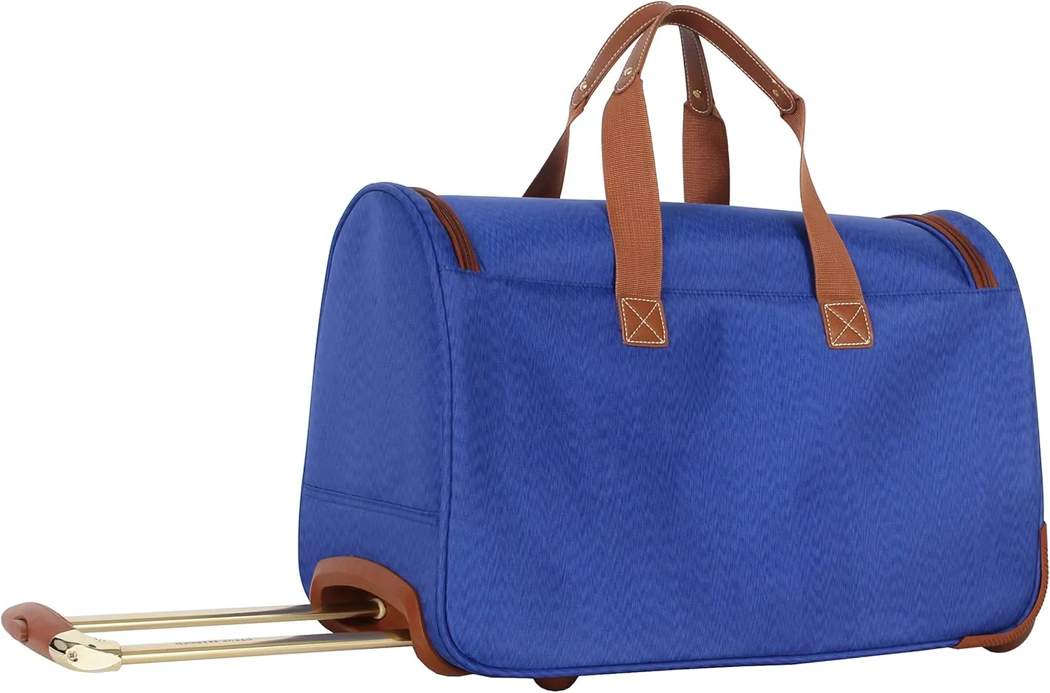 Steve Madden Designer Carry On Luggage Collection - Lightweight 20 Inch Duffel Bag- Weekender Overnight Business Travel Suitcase with 2- Rolling Spinner Wheels (Global Blue)