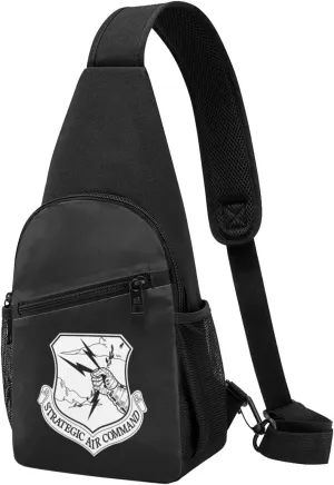 Strategic Air Command Travel Hiking Bag Cross Chest Bag Diagonally