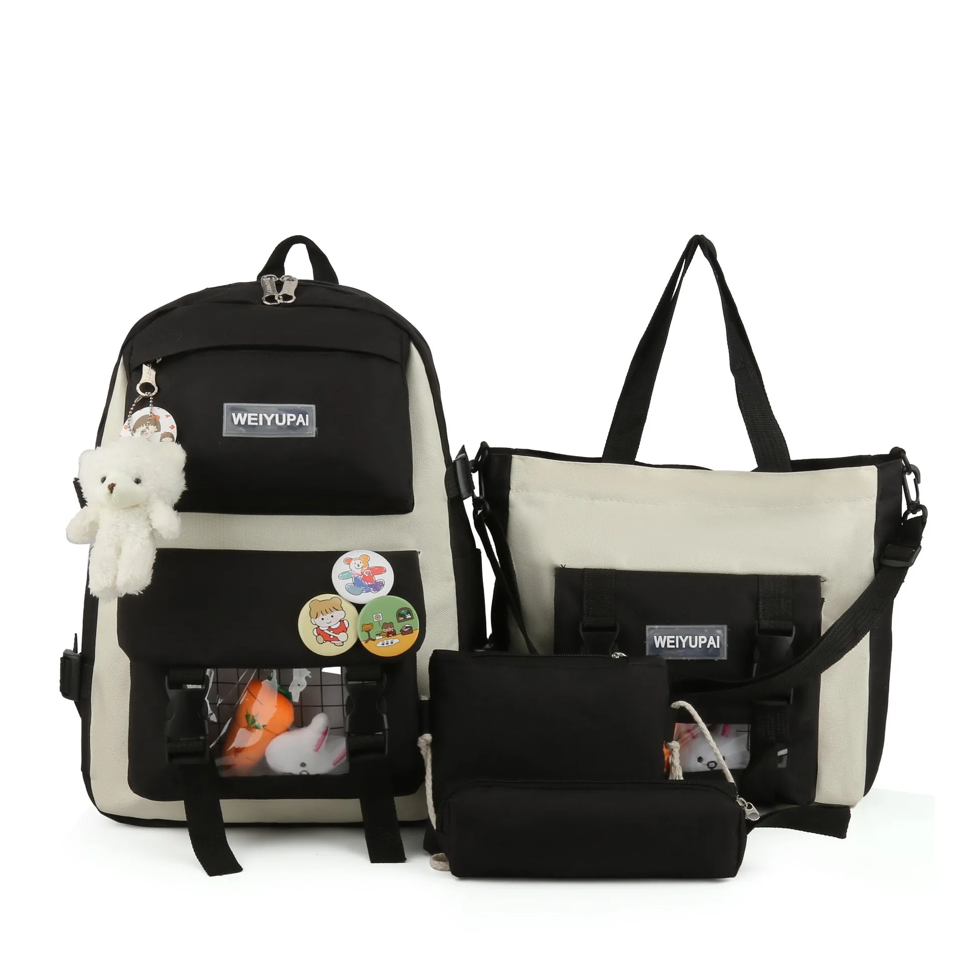 Style Cute Cartoon Early The Campus Of Large Backpacks
