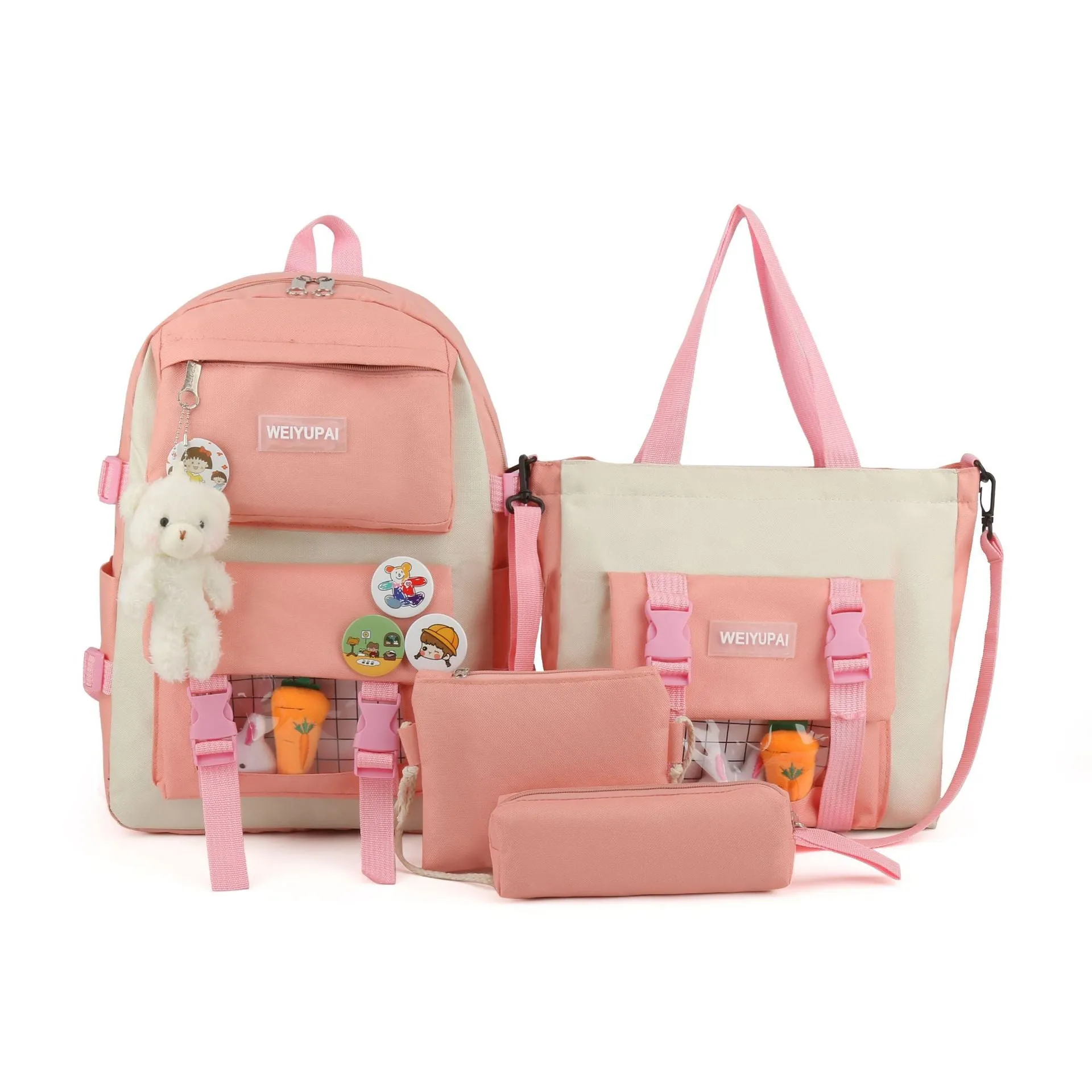 Style Cute Cartoon Early The Campus Of Large Backpacks