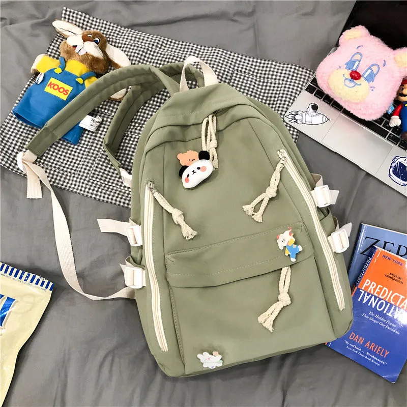 Style High Junior Wind Large Capacity Backpacks