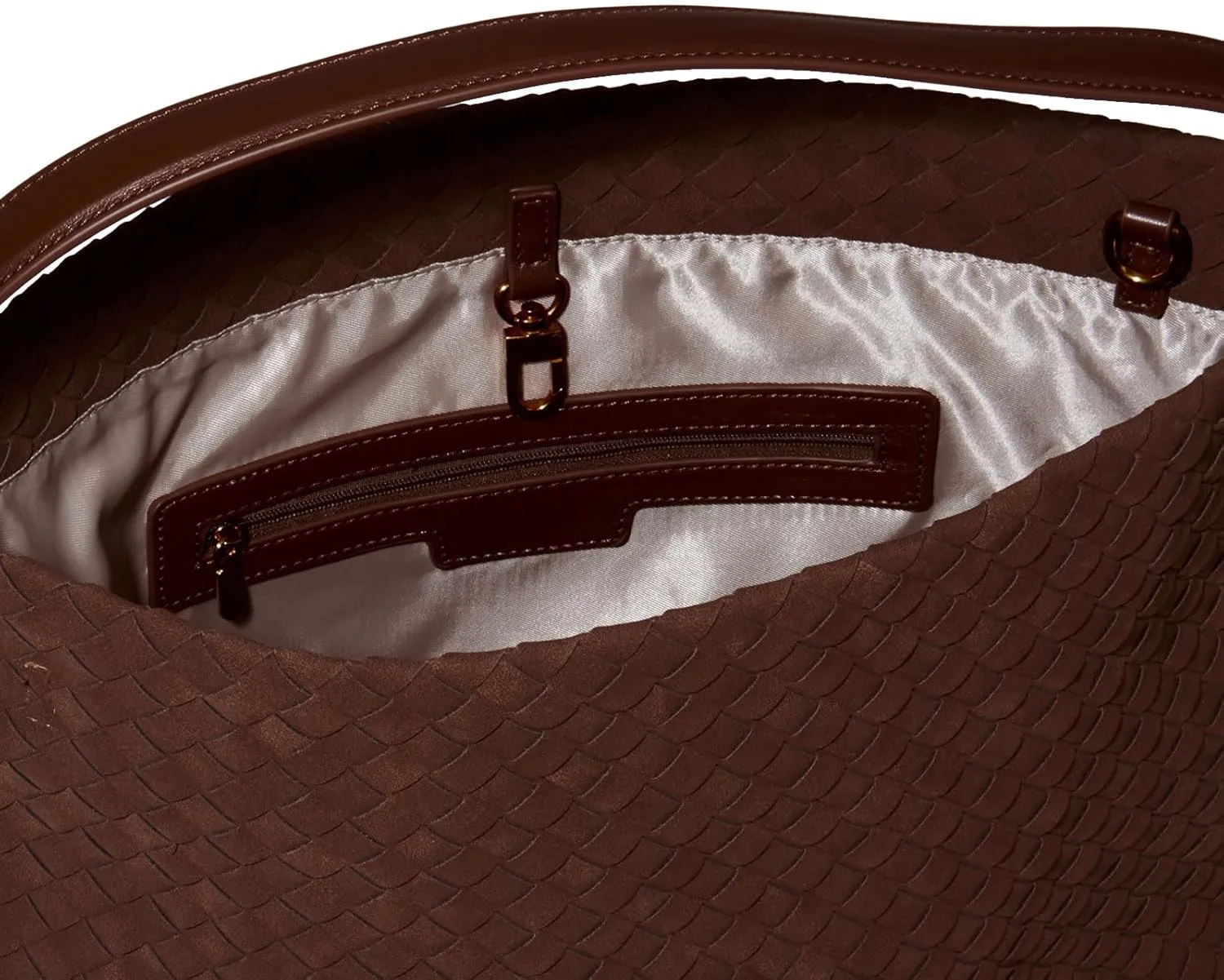 Suede Hobo Bag for Women Woven Bag Shoulder Bag Casual Tote Bag