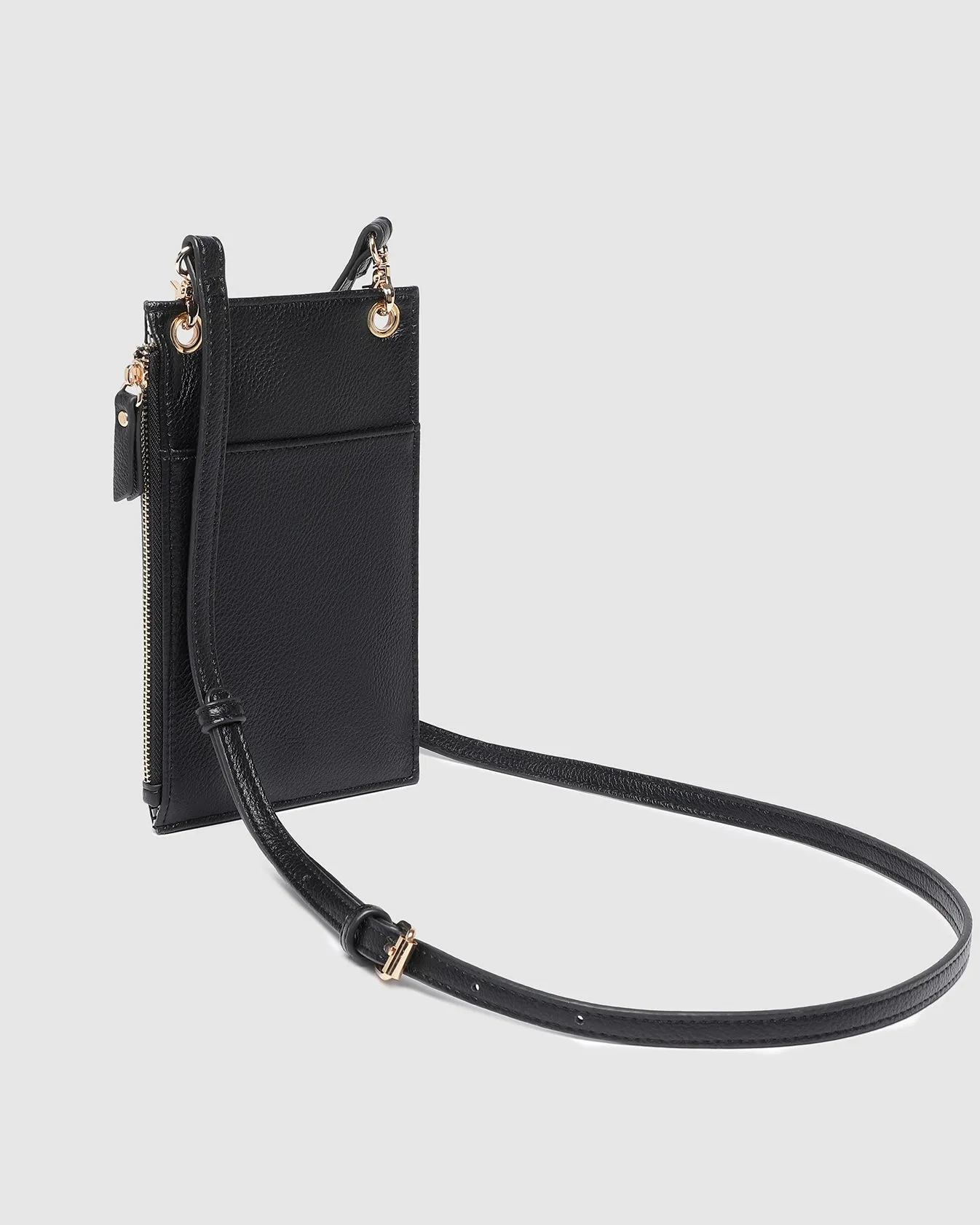 Suki Phone Crossbody Bag (Black)