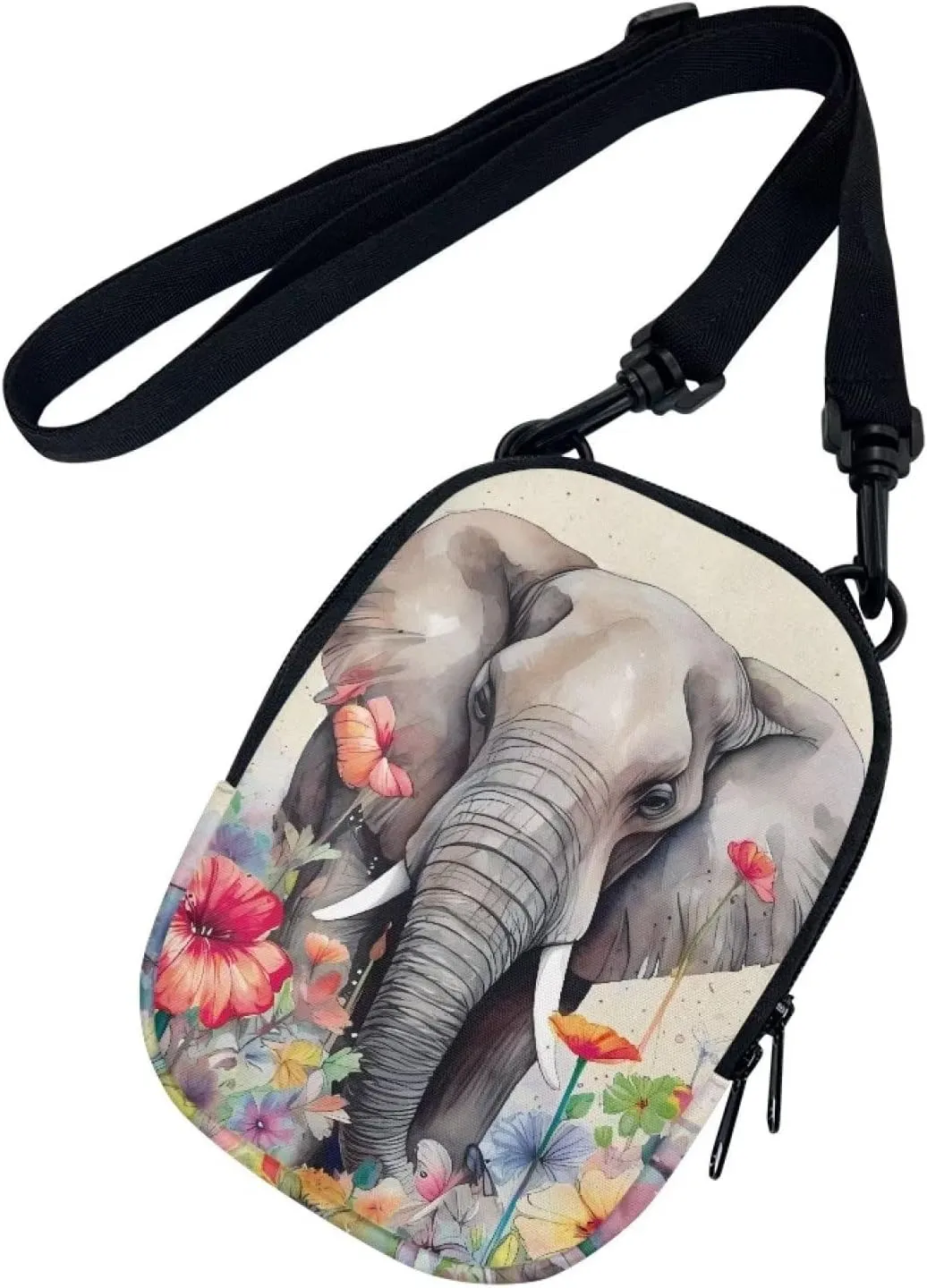 Suobstales Women Messenger Bag Mini Cross-Body Cell Phone Purse Shoulder Strap Wallet Pouch Bag Girls Crossbody Bag