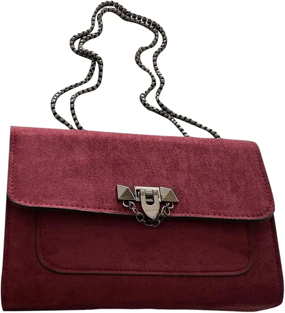 SweatyRocks Women's Leopard Print Flap Shoulder Bag Top Handle Leather Crossbody Purses with Chain Strap