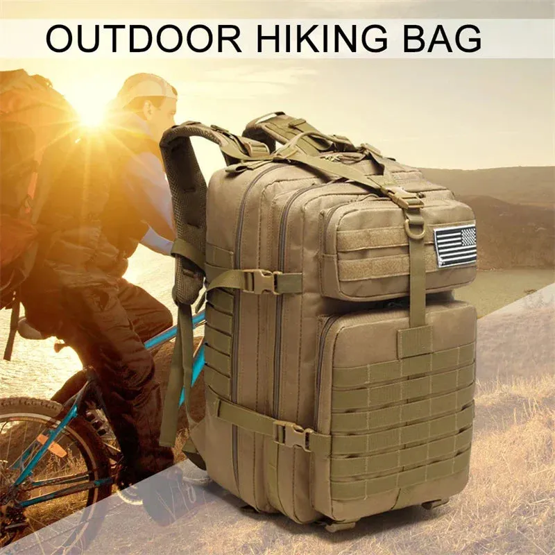 Tactical Hiking Backpacks – Large Capacity, Durable for Outdoor Travel