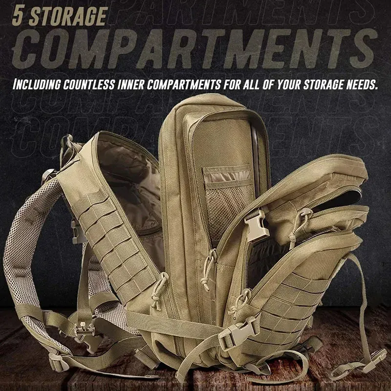 Tactical Hiking Backpacks – Large Capacity, Durable for Outdoor Travel