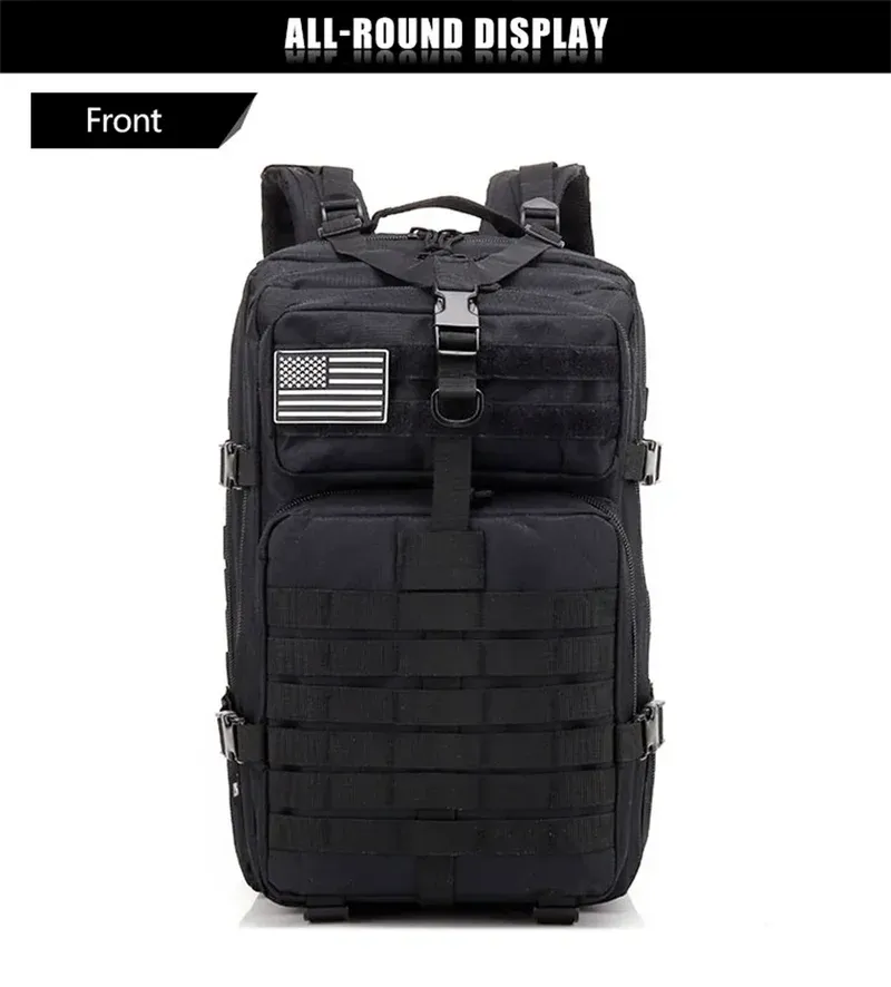 Tactical Hiking Backpacks – Large Capacity, Durable for Outdoor Travel