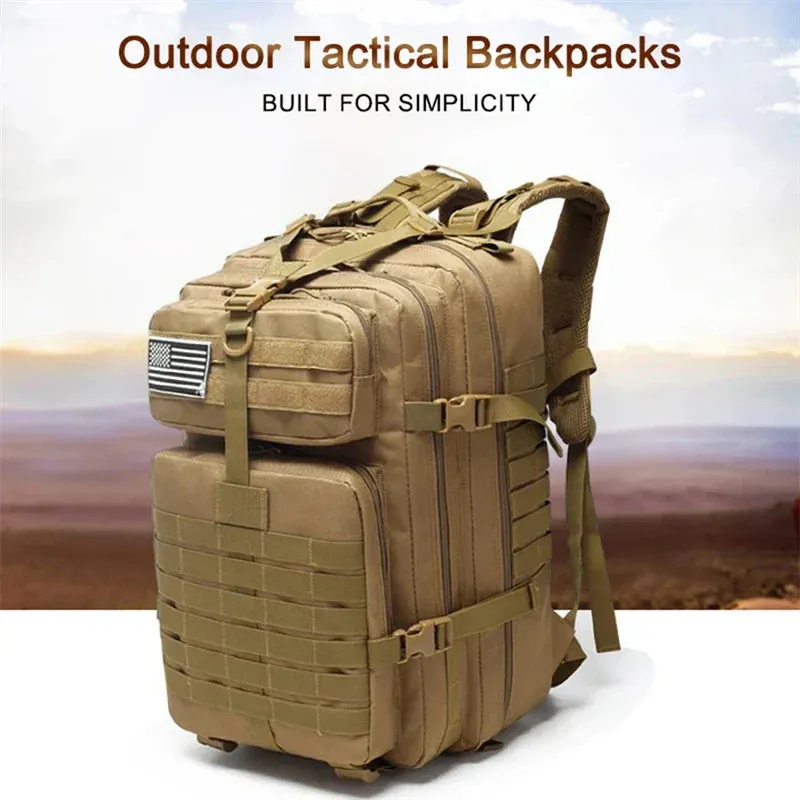 Tactical Hiking Backpacks – Large Capacity, Durable for Outdoor Travel