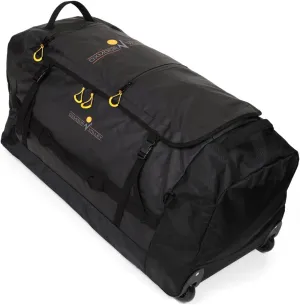 Tahoe 110L Rolling Travel Duffel Bag with Wheels | Large Wheeled Duffle | Backpack Straps | Water Repellent | Collapsible Space Saving Design | Checked Luggage with Rollers | Black