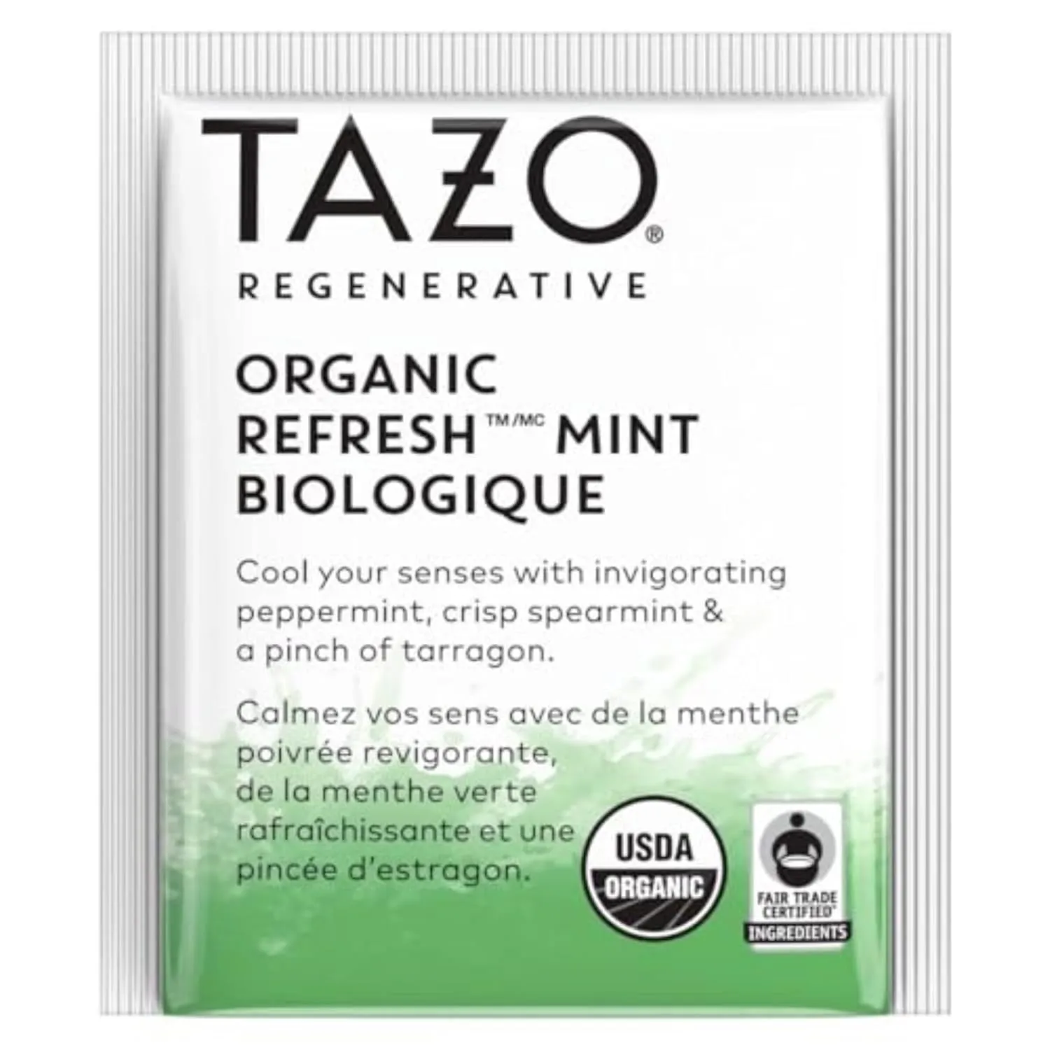 TAZO Refresh Mint Herbal Tea Bags, Caffeine Free, 96 Total Tea Bags (16ct - Pack of 6)