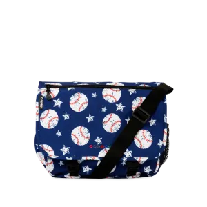 Terry Messenger bag in Baseball - Final Sale